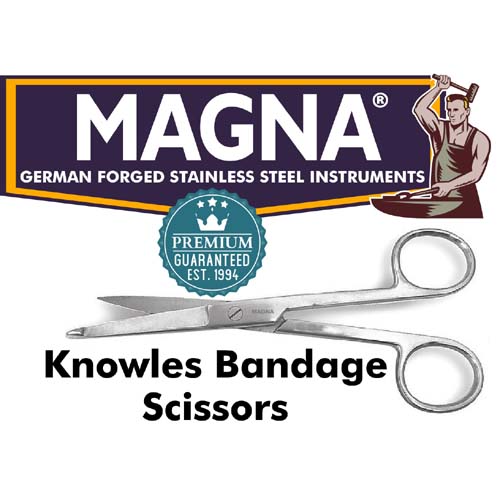 Knowles Bandage Scissors 14cm 5+